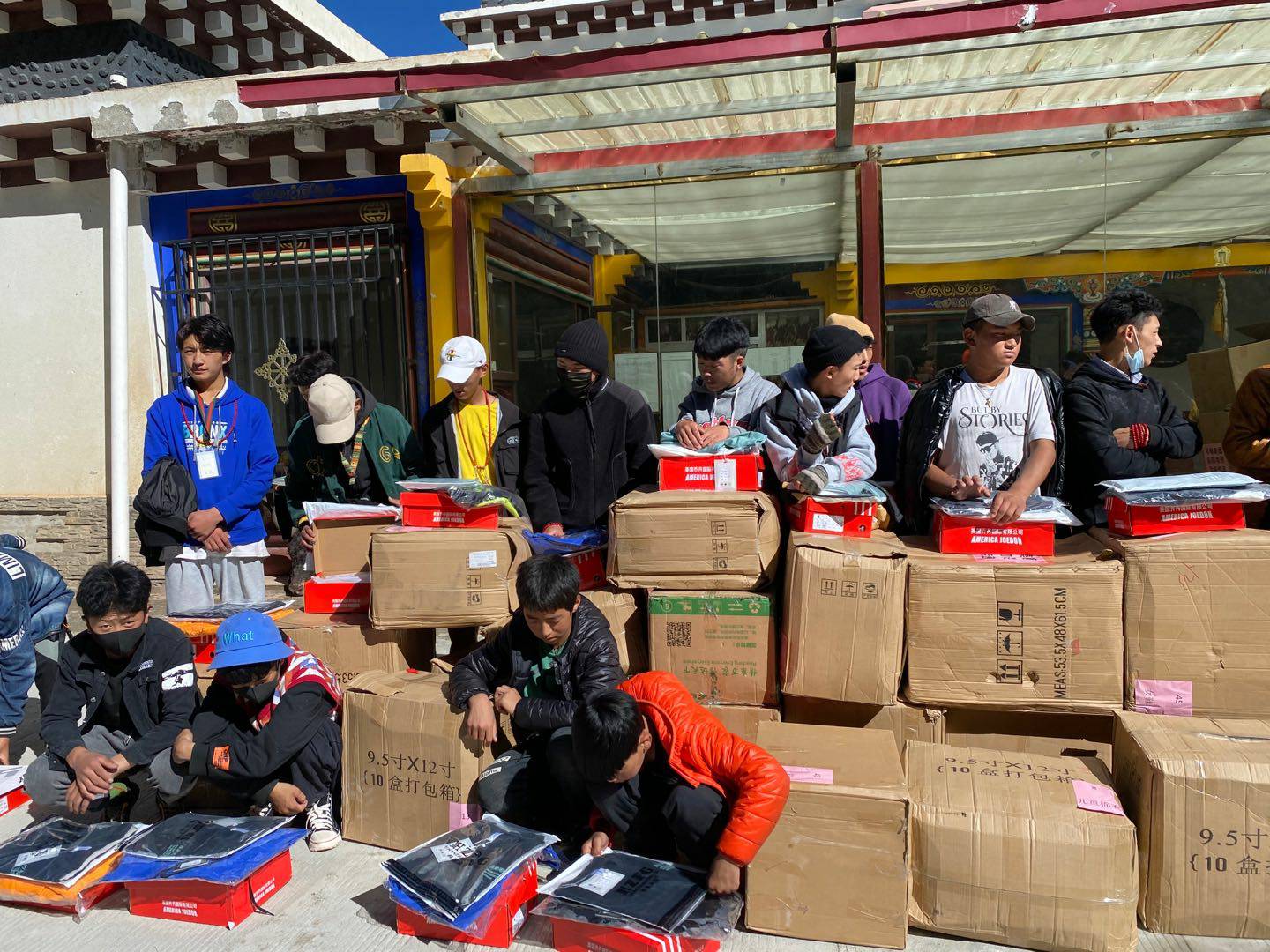 上海圣安无人机监控技术有限公司公益回顾丨家国同欢月同圆 温暖满载甘孜州(图7)